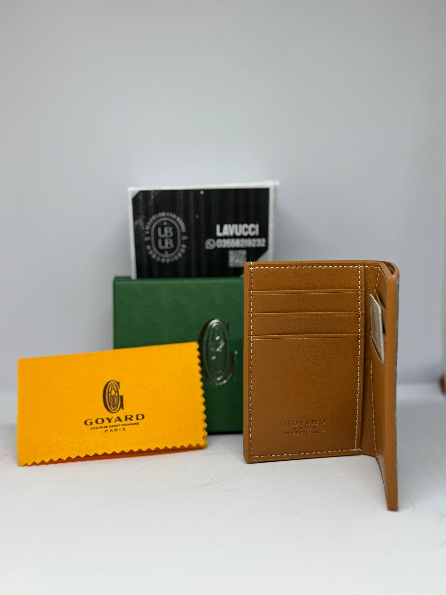Goyard smart wallet earth yellow
