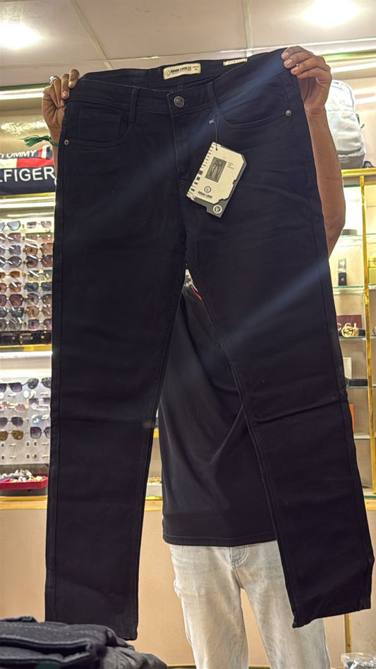 black straight pant