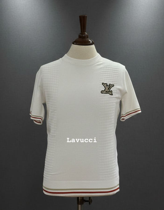 Lv white check