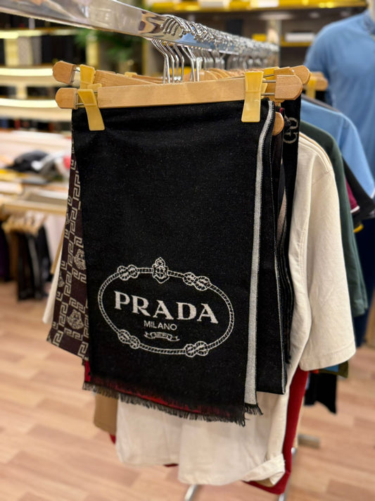 Prada black  muffler PP2