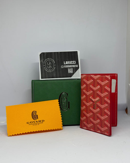 Goyard smart wallet red