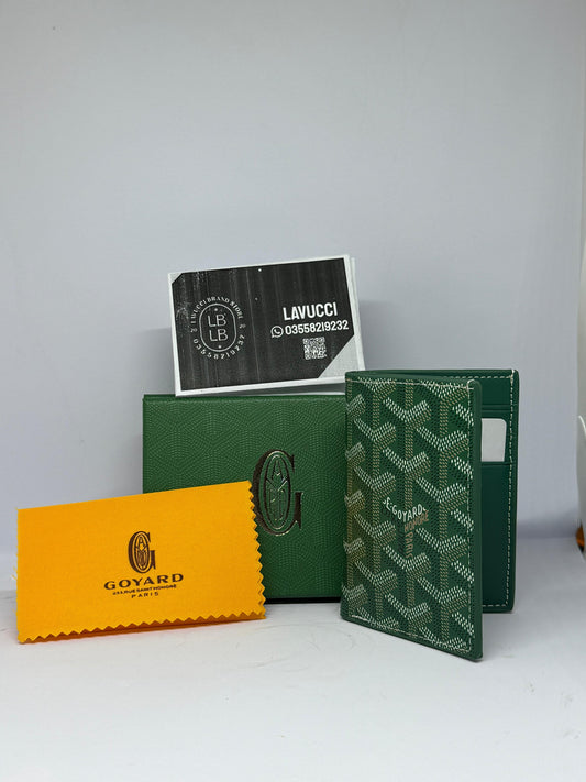 Goyard green smart wallet
