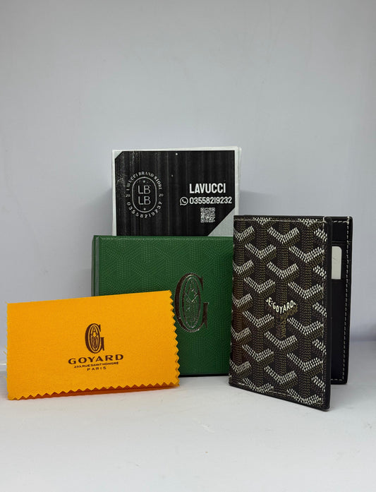 Goyard smart wallet black grey