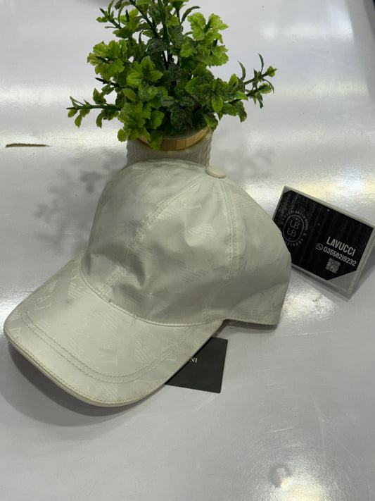 Armani white cap