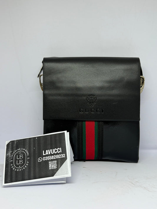 Gucci shine strip side bag