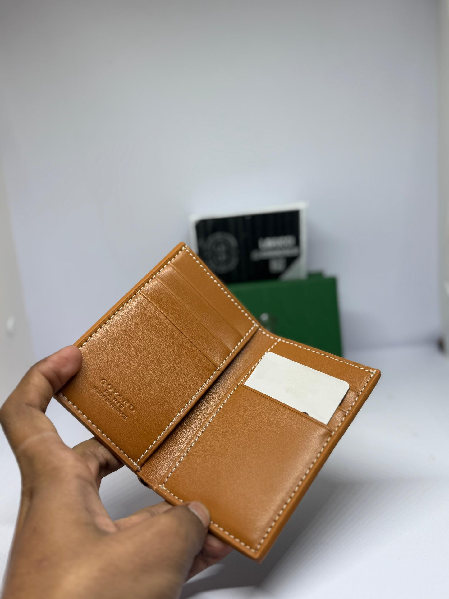 Goyard smart wallet earth yellow