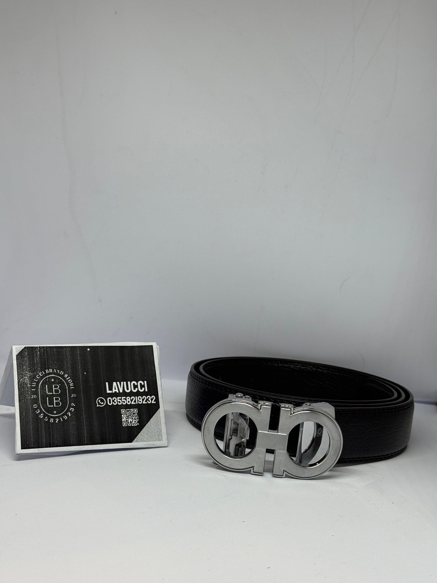 Ferragamo silver belt F2