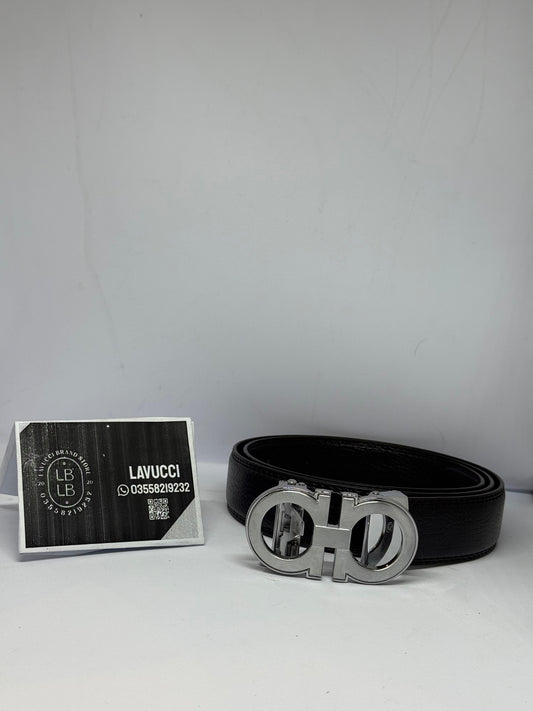 Ferragamo silver belt F2
