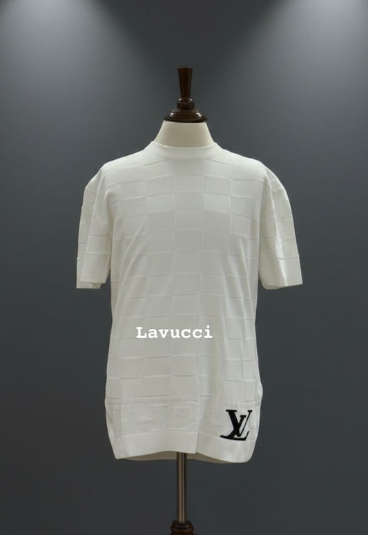 Lv white check emb G5