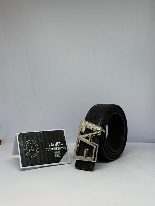 Armani EA7 silver belt