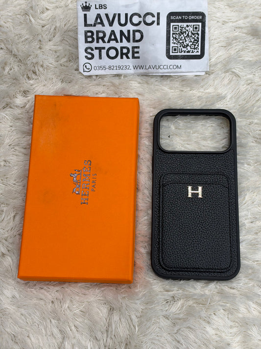 Hermes cover black 17/18 pro max