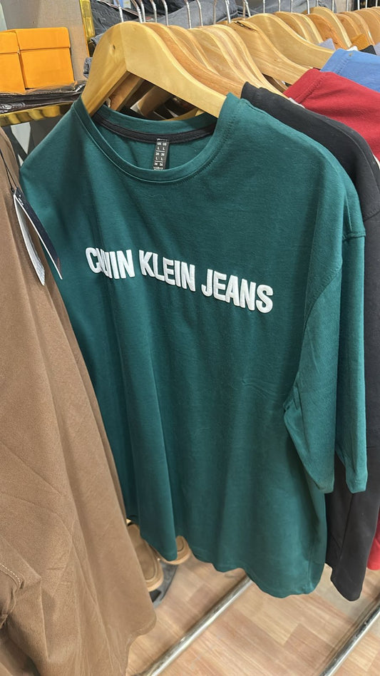 CK green shirt