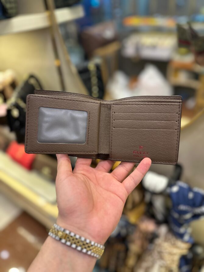 Gucci Skin Strip Green Wallet