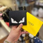 Fendi Blackwhite Eyes Wallet