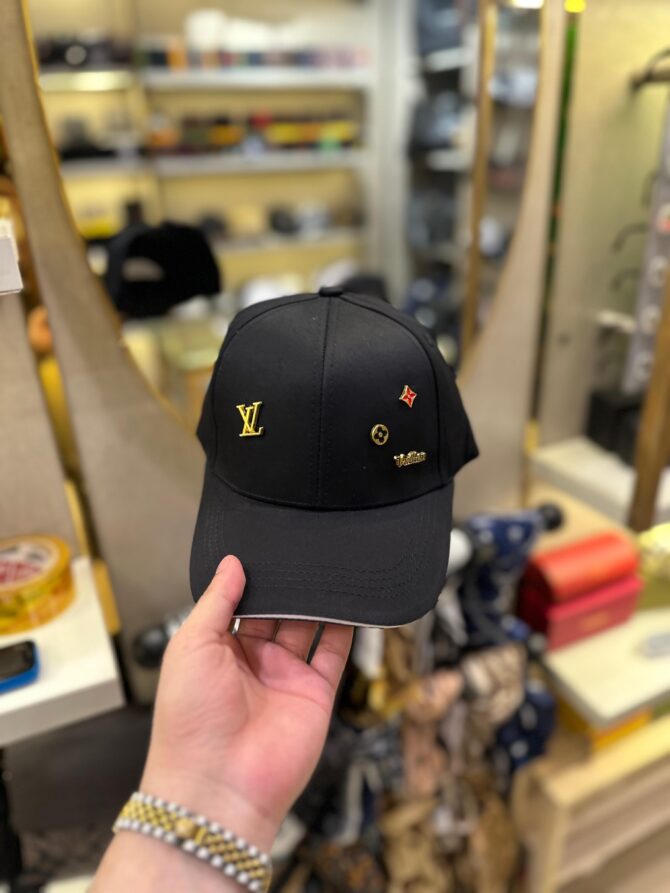 LV Black Logo Cap