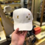 LV White Logo Cap