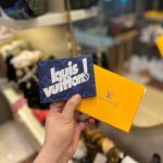 LV Blue Written Wallet