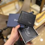 Dior Black Leather Wallet