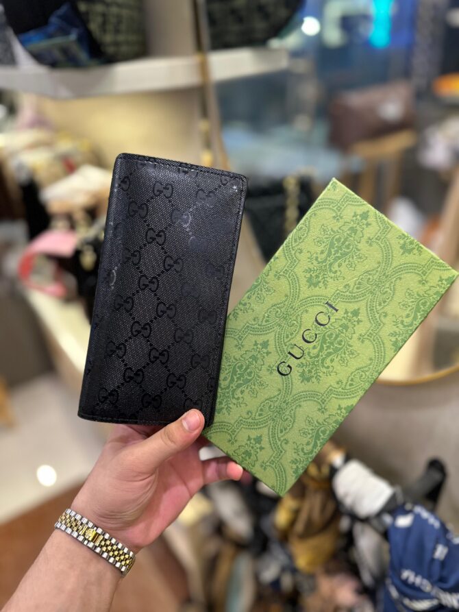 Gucci shine Long wallet