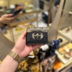 Gucci Black GG618 Leather Wallet