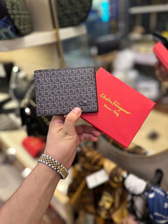 Ferragamo Black P-215 Wallet