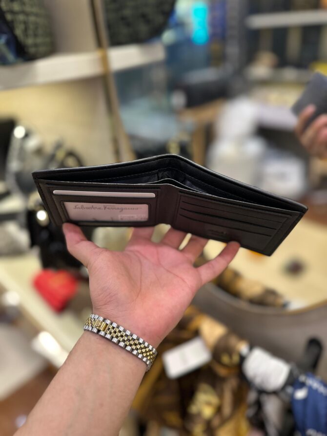 Ferragamo Black P-215 Wallet