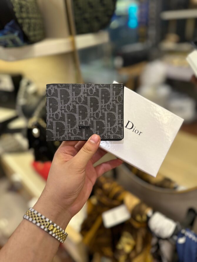 Dior black DR-13 Wallet