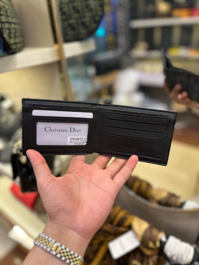 Dior black DR-13 Wallet