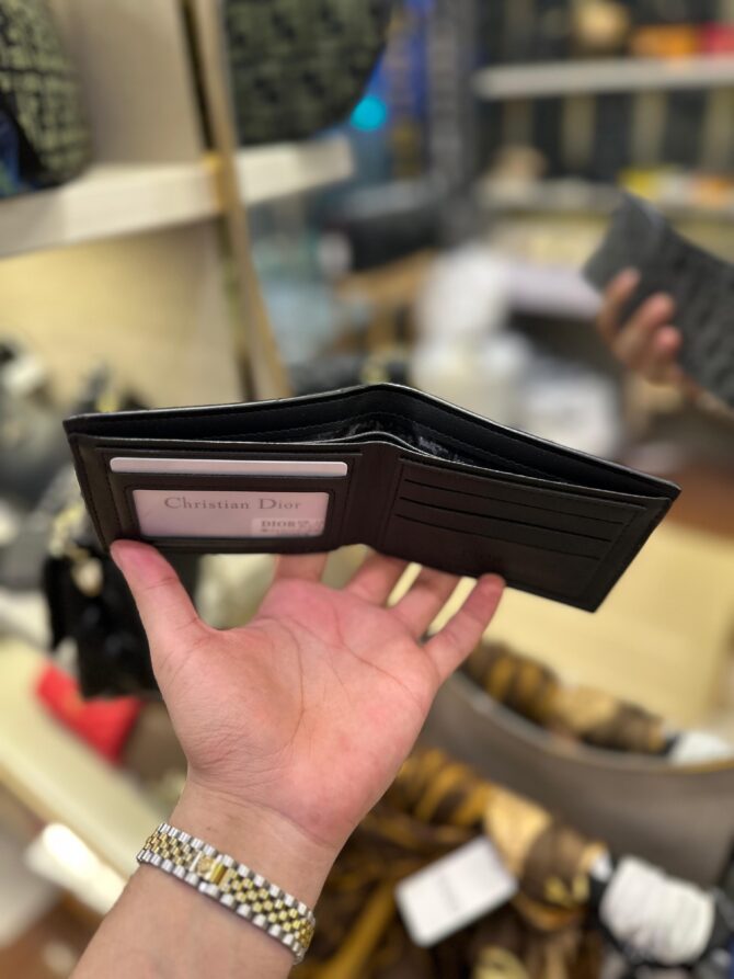 Dior black DR-13 Wallet