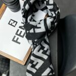 Fendi FF Bgrey Woollen Muffler