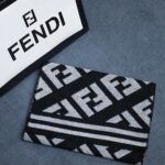 Fendi FF Bgrey Woollen Muffler - Image 3