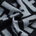 Fendi FF Bgrey Woollen Muffler - Image 4