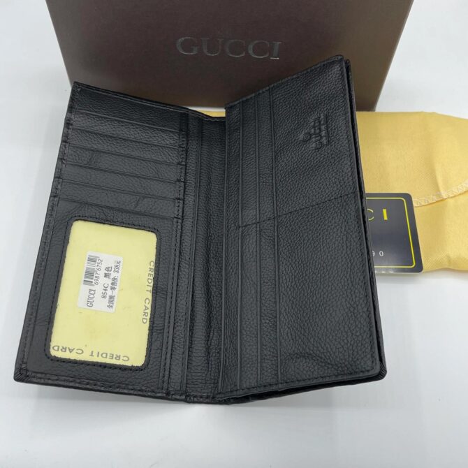 Gucci Leather long 259C phone space wallet