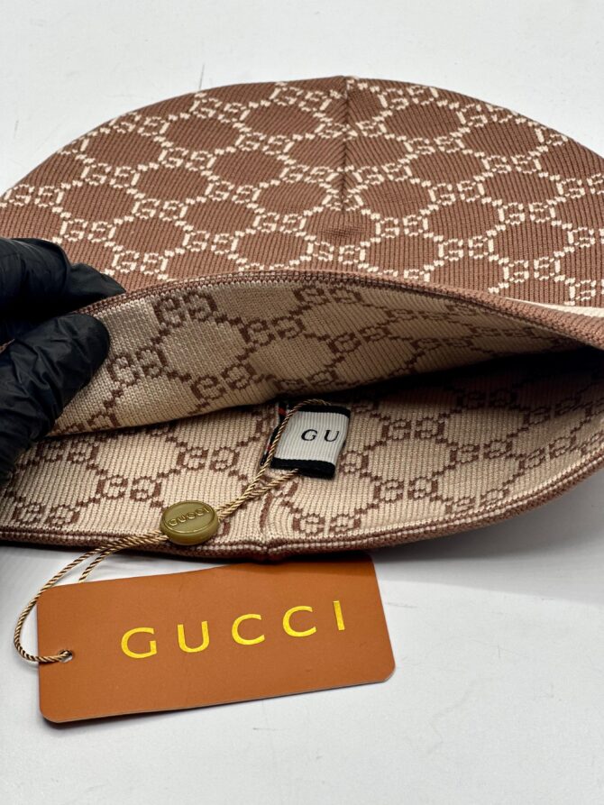 Gucci brown 1Gr Woolen cap