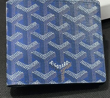 Goyard blue wallet