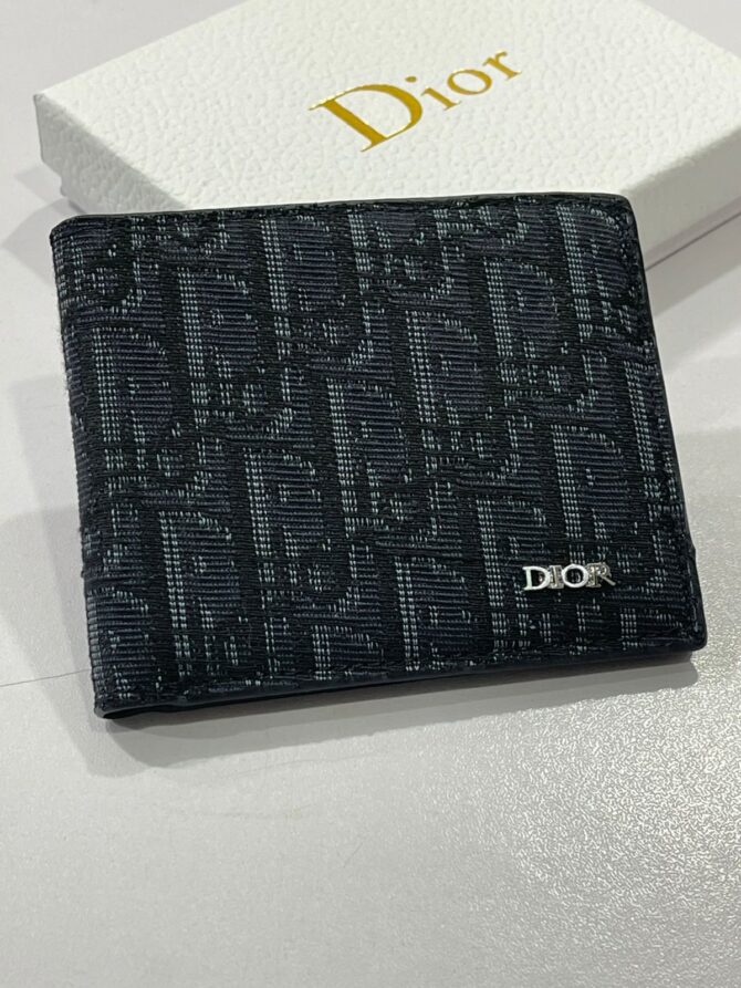 Dior black wallet