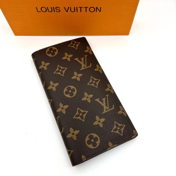 Lv brown flower long wallet