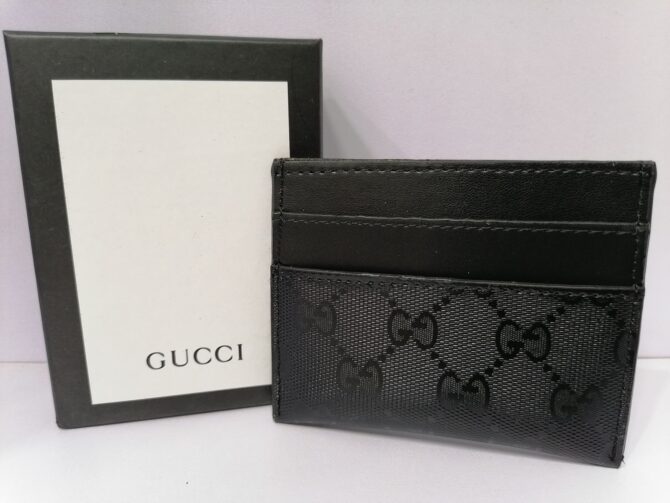 Gucci black card wallwt