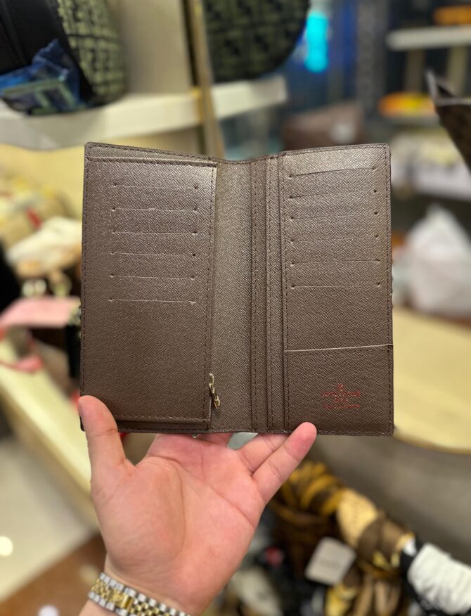 Lv brown flower long wallet