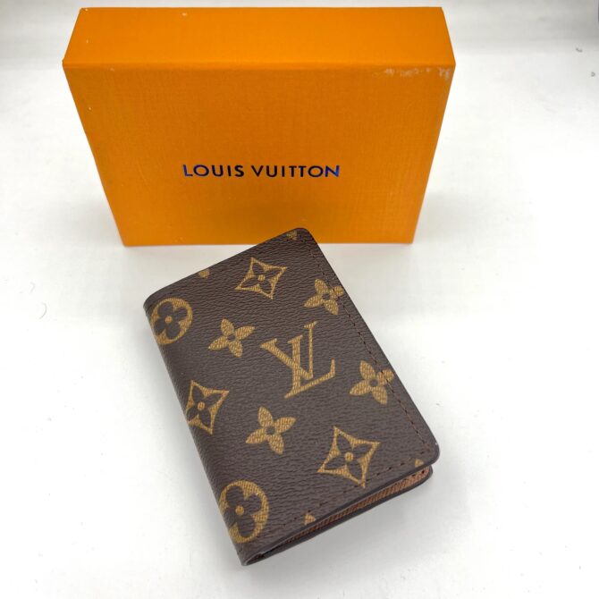 Lv brown flower smart wallet