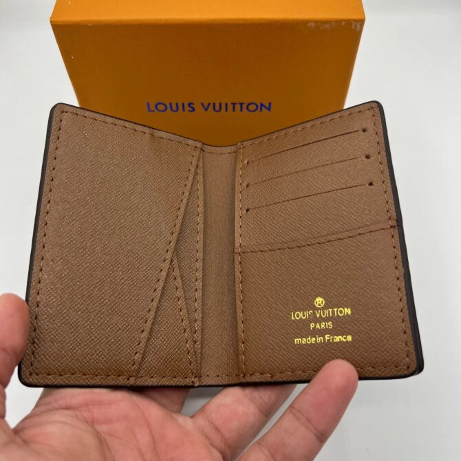 Lv brown flower smart wallet