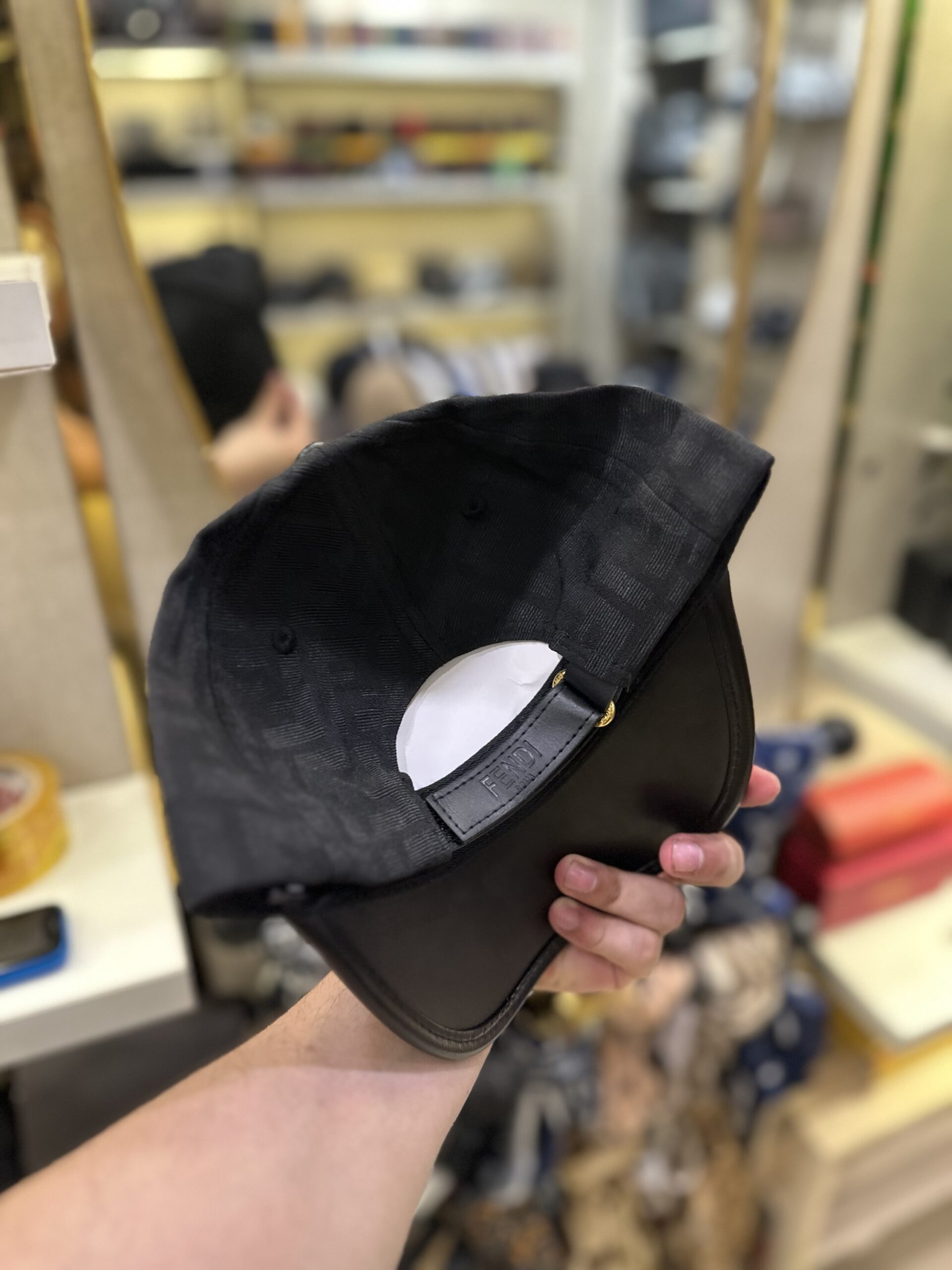 Fendi black cap 2 Fendi black cap - Image 2