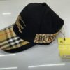 Burberry Black Text Horse Cap - Image 2
