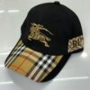 Burberry Black Text Horse Cap