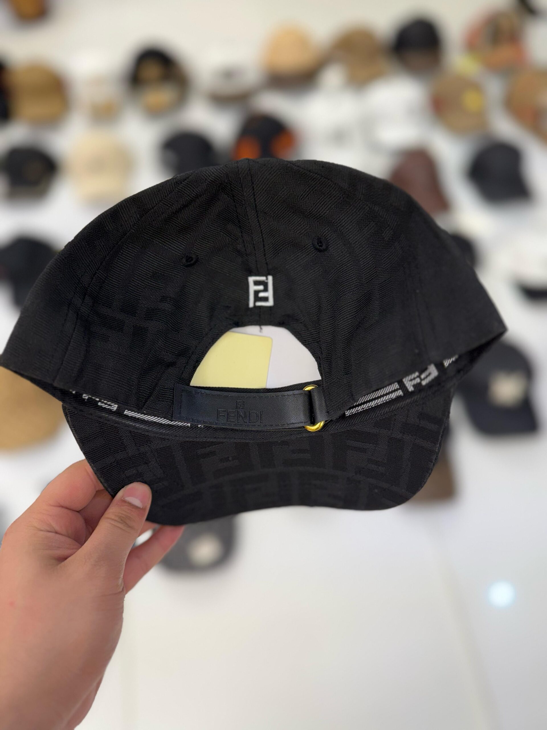 Fendi Roma Black Cap 2 Fendi Roma Black Cap - Image 2