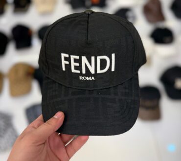 Fendi Roma Black Cap