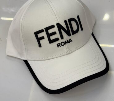 Fendi White Cap