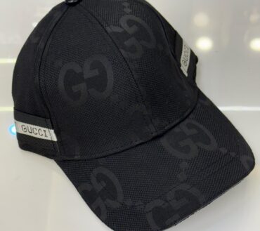Gucci Black Self Cap