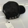 Gucci Black Text Cap - Image 2
