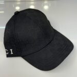 Gucci Black Text Cap